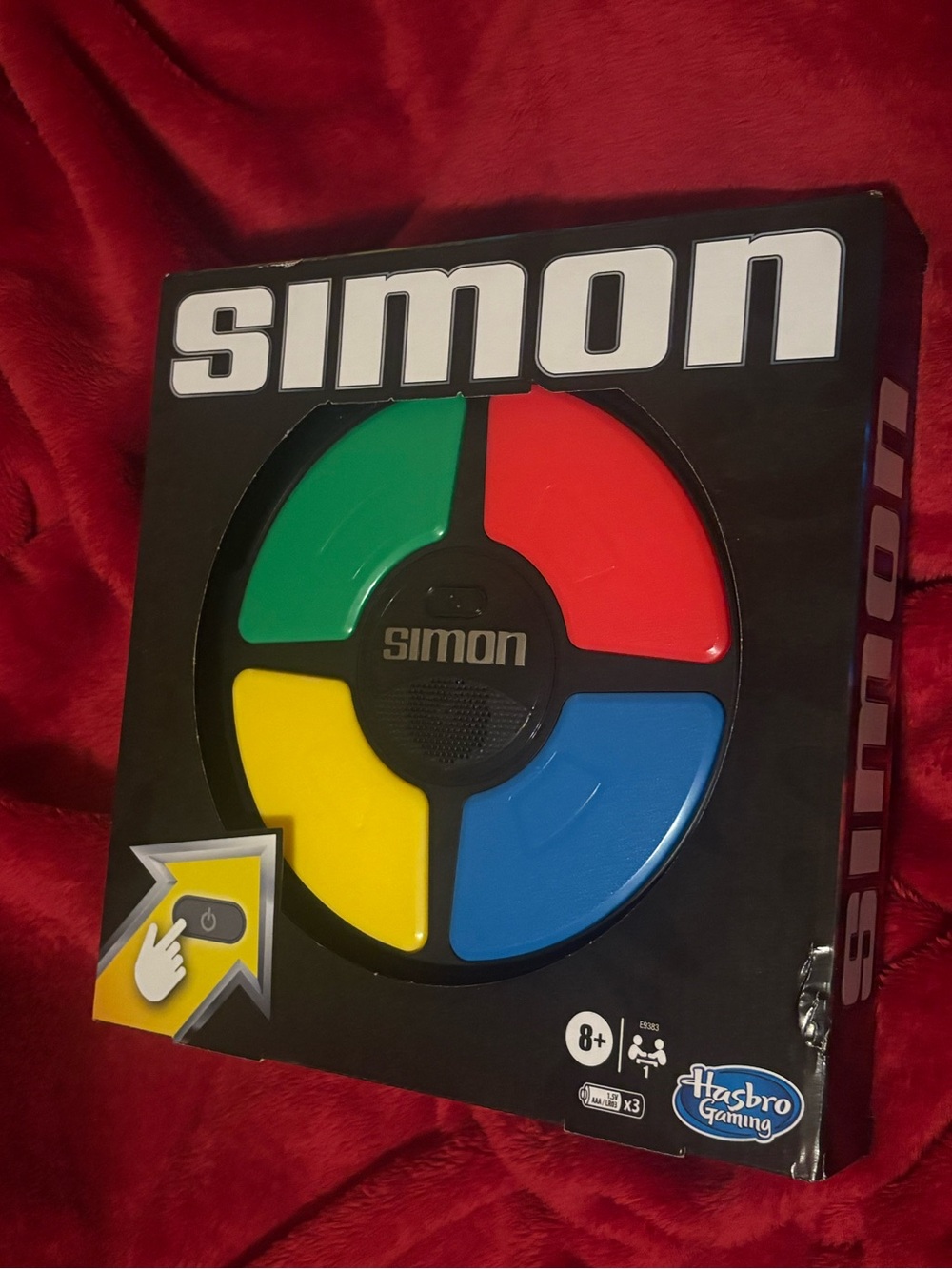 Hasbro Simon Memory Game - Red, Green, Yellow, Blue Light-Up Pads